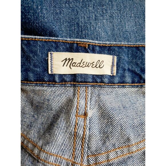 Madewell Relaxed Mid-Length Denim Shorts Size 27 - Picture 3 of 5